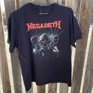 Megadeth shirt vintage 90s mens L